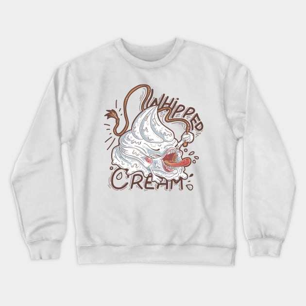 Whipped Cream pun character Crewneck Sweatshirt by SPIRIMAL